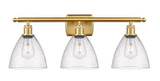Bathroom Fixtures Three Lights by Innovations ( 405 | 516-3W-SG-GBD-754-LED Ballston ) 