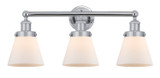 Bathroom Fixtures Three Lights by Innovations ( 405 | 616-3W-PC-G61 Edison ) 