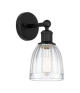 Sconces Single Glass by Innovations ( 405 | 616-1W-BK-G442 Edison ) 