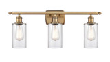 Bathroom Fixtures Three Lights by Innovations ( 405 | 516-3W-BB-G802-LED Ballston ) 