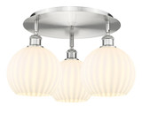 Semi-Flush Mts. Multi-port/Cluster by Innovations ( 405 | 516-3C-SN-G1217-8WV Ballston ) 