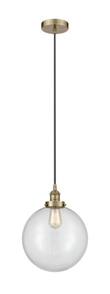 Mini Pendants Glass Down by Innovations ( 405 | 616-1PH-AB-G202-12 Edison ) 