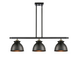 Linear/Island 3 Light Bar by Innovations ( 405 | 516-3I-BAB-M14-BK Ballston ) 