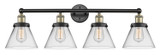 Bathroom Fixtures Four Lights by Innovations ( 405 | 616-4W-BAB-G42 Edison ) 