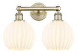 Bathroom Fixtures Two Lights by Innovations ( 405 | 616-2W-AB-G1217-8WV Edison ) 