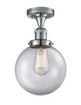 Semi-Flush Mts. Glass Down by Innovations ( 405 | 517-1CH-PC-G202-8-LED Franklin Restoration ) 