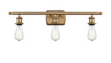 Bathroom Fixtures Three Lights by Innovations ( 405 | 516-3W-BB-LED Ballston ) 