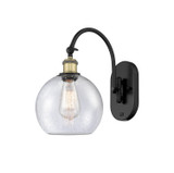 Sconces Single Glass by Innovations ( 405 | 518-1W-BAB-G124-8-LED Ballston ) 