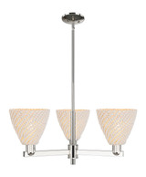 Mid. Chandeliers Glass Up by Innovations ( 405 | 716-3CR-PN-NBD-75-NAT Arcadia ) 