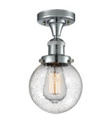 Semi-Flush Mts. Glass Down by Innovations ( 405 | 517-1CH-PC-G204-6-LED Franklin Restoration ) 