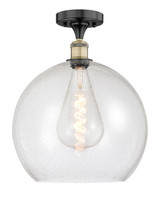 Semi-Flush Mts. Glass Down by Innovations ( 405 | 616-1F-BAB-G124-14 Edison ) 