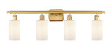 Bathroom Fixtures Four Lights by Innovations ( 405 | 516-4W-SG-G801-LED Ballston ) 