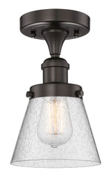 Semi-Flush Mts. Glass Down by Innovations ( 405 | 616-1F-OB-G64 Edison ) 