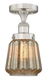 Semi-Flush Mts. Glass Down by Innovations ( 405 | 616-1F-SN-G146 Edison ) 