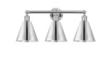 Bathroom Fixtures Three Lights by Innovations ( 405 | 616-3W-PC-MBC-8-PC Edison ) 