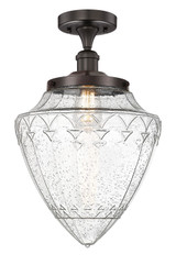 Semi-Flush Mts. Glass Down by Innovations ( 405 | 616-1F-OB-G664-12 Franklin Restoration ) 