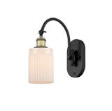 Sconces Single Glass by Innovations ( 405 | 518-1W-BAB-G341-LED Ballston ) 