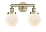 Bathroom Fixtures Two Lights by Innovations ( 405 | 616-2W-AB-G201-6 Edison ) 