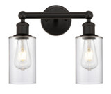Bathroom Fixtures Two Lights by Innovations ( 405 | 616-2W-OB-G802 Edison ) 