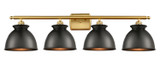 Bathroom Fixtures Four Lights by Innovations ( 405 | 516-4W-SG-M14-BK-LED Ballston ) 