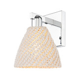 Sconces Single Glass by Innovations ( 405 | 716-1W-PC-NBD-75-NAT Arcadia ) 