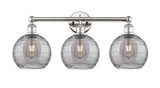 Bathroom Fixtures Three Lights by Innovations ( 405 | 616-3W-PN-G1213-8SM Edison ) 