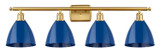 Bathroom Fixtures Four Lights by Innovations ( 405 | 516-4W-SG-MBD-75-BL Ballston ) 