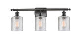 Bathroom Fixtures Three Lights by Innovations ( 405 | 516-3W-BK-G112-LED Ballston ) 
