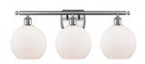 Bathroom Fixtures Three Lights by Innovations ( 405 | 516-3W-SN-G121-8 Ballston ) 