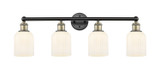 Bathroom Fixtures Four Lights by Innovations ( 405 | 616-4W-BAB-G559-5GWH Edison ) 