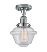 Semi-Flush Mts. Glass Down by Innovations ( 405 | 517-1CH-PC-G534-LED Franklin Restoration ) 