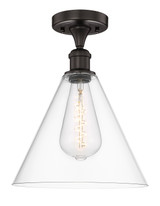 Semi-Flush Mts. Glass Down by Innovations ( 405 | 616-1F-OB-GBC-122 Edison ) 