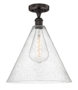Semi-Flush Mts. Glass Down by Innovations ( 405 | 616-1F-OB-GBC-164 Edison ) 