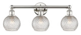 Bathroom Fixtures Three Lights by Innovations ( 405 | 616-3W-PN-G122C-6CL Edison ) 