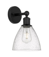 Sconces Single Glass by Innovations ( 405 | 616-1W-BK-GBD-754 Edison ) 