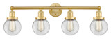 Bathroom Fixtures Four Lights by Innovations ( 405 | 616-4W-SG-G202-6 Edison ) 