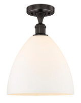 Semi-Flush Mts. Glass Down by Innovations ( 405 | 616-1F-OB-GBD-121 Edison ) 