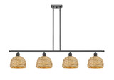 Linear/Island 4 Light + by Innovations ( 405 | 516-4I-OB-RBD-8-NAT Ballston ) 