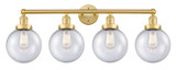 Bathroom Fixtures Four Lights by Innovations ( 405 | 616-4W-SG-G204-8 Edison ) 