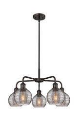 Mid. Chandeliers Glass Down by Innovations ( 405 | 516-5CR-OB-G1213-6SM Ballston ) 