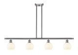 Linear/Island 4 Light + by Innovations ( 405 | 516-4I-SN-G1217-6WV Ballston ) 