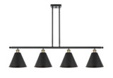 Linear/Island 4 Light + by Innovations ( 405 | 516-4I-BAB-MBC-12-BK-LED Ballston ) 