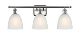 Bathroom Fixtures Three Lights by Innovations ( 405 | 516-3W-SN-G381 Ballston ) 