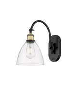Sconces Single Glass by Innovations ( 405 | 518-1W-BAB-GBD-752-LED Ballston ) 