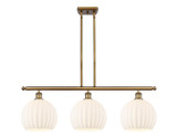 Linear/Island 3 Light Bar by Innovations ( 405 | 516-3I-BB-G1217-10WV Ballston ) 