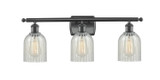Bathroom Fixtures Three Lights by Innovations ( 405 | 516-3W-BK-G2511-LED Ballston ) 
