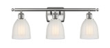Bathroom Fixtures Three Lights by Innovations ( 405 | 516-3W-SN-G441 Ballston ) 