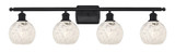 Bathroom Fixtures Four Lights by Innovations ( 405 | 516-4W-BK-G1216-6WM Ballston ) 