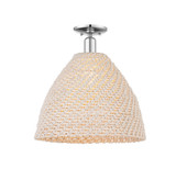 Semi-Flush Mts. Glass Down by Innovations ( 405 | 716-1C-PC-NBD-16-NAT Arcadia ) 