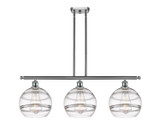 Linear/Island 3 Light Bar by Innovations ( 405 | 516-3I-SN-G556-10CL Ballston ) 